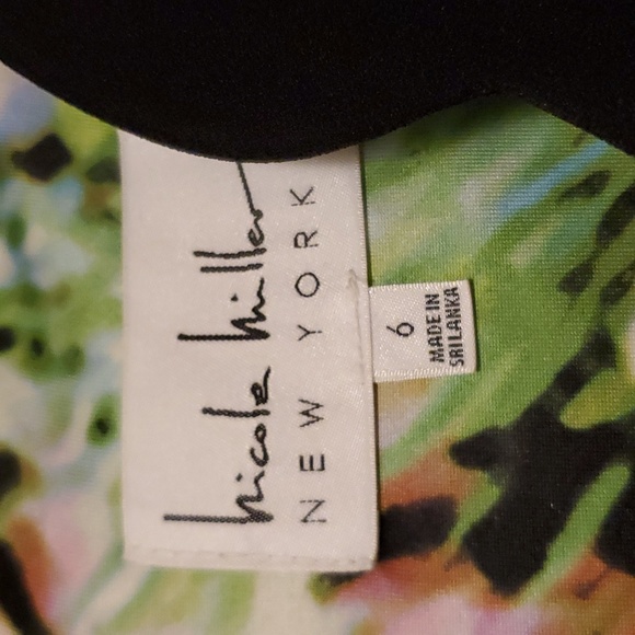 NWOT Nicole Miller black dress - Picture 5 of 6